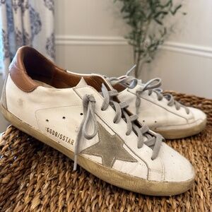 Golden Goose Super-Star Leather Low Top Sneakers